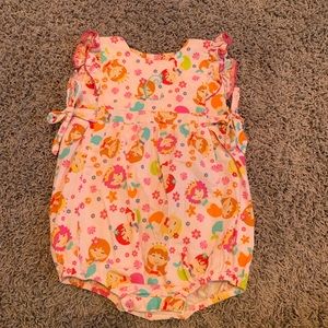 Mermaid bubble romper monogrammed